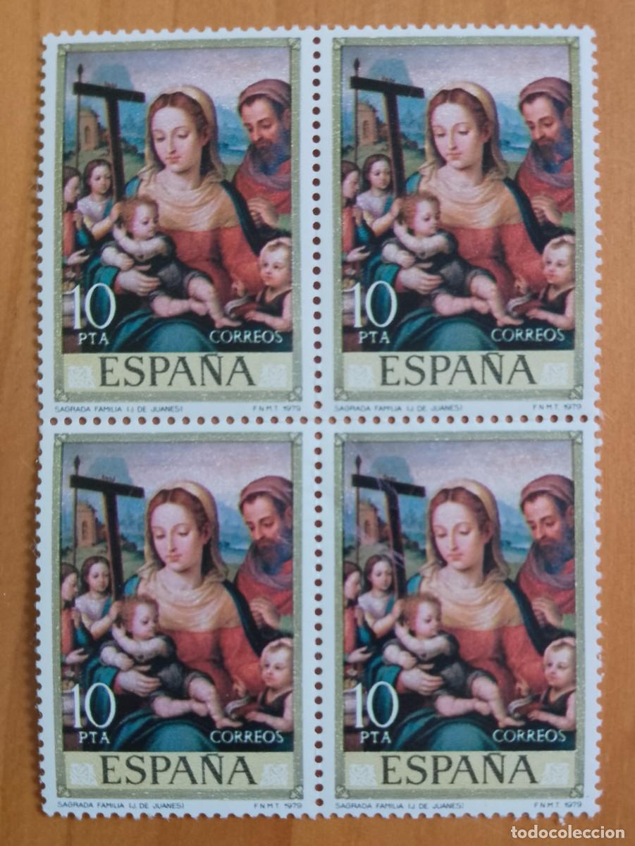 Sellos: ESPA&Ntilde;A - V/F 10 PTA - TIRA NUEVA - A&Ntilde;O 1979, EDIFIL 2538- SAGRADA FAMILIA, J. DE JUANES