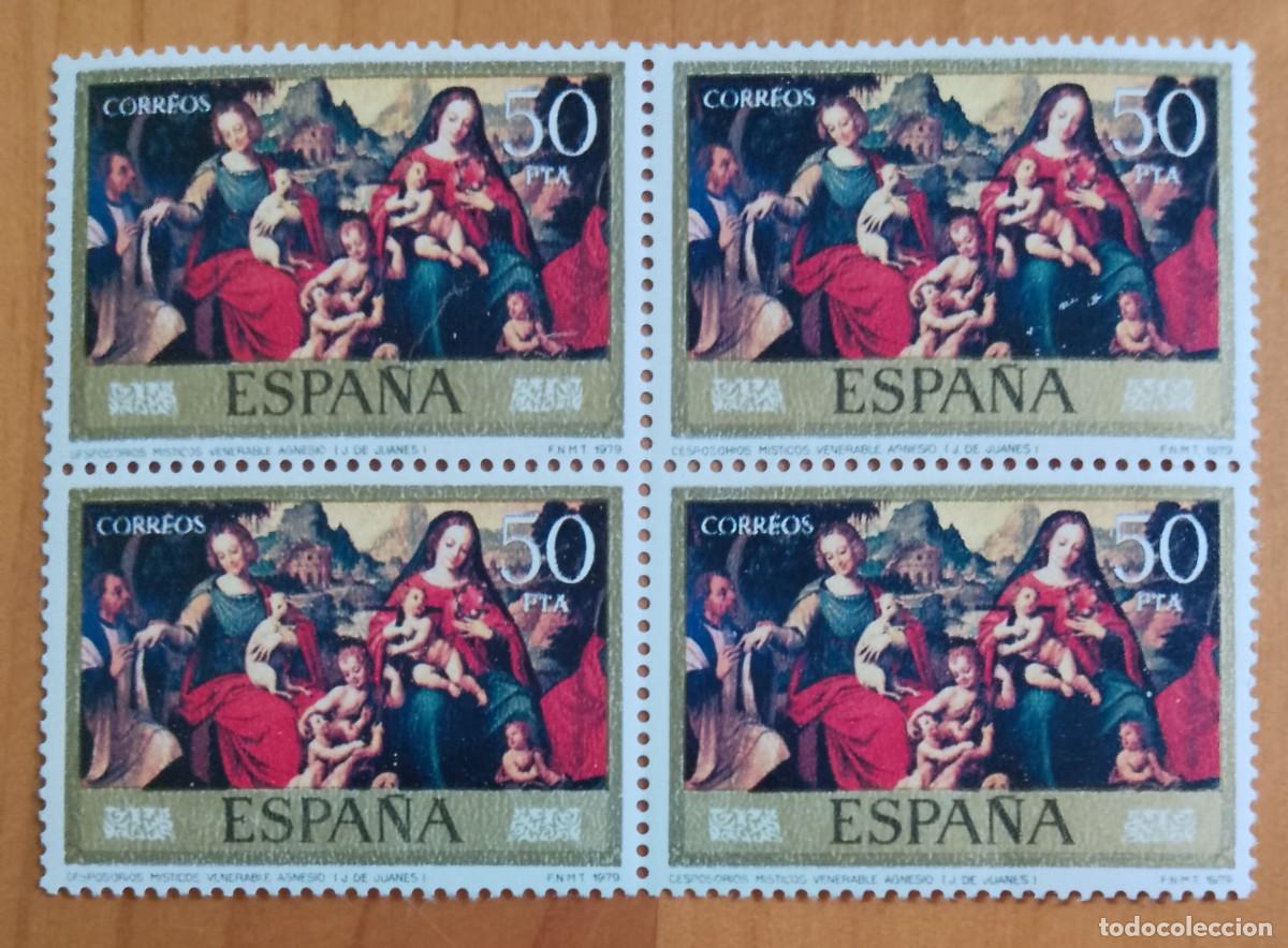 Francobolli: ESPA&Ntilde;A - V/F 50 PTA - TIRA NUEVA - A&Ntilde;O 1979, EDIFIL 2542 - DESPOSORIOS MISTICOS (J. DE JUANES).