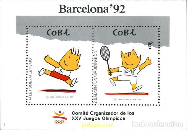 Sellos: 246380 MNH ESPA&Ntilde;A 1988 25 JUEGOS OLIMPICOS VERANO BARCELONA 1992