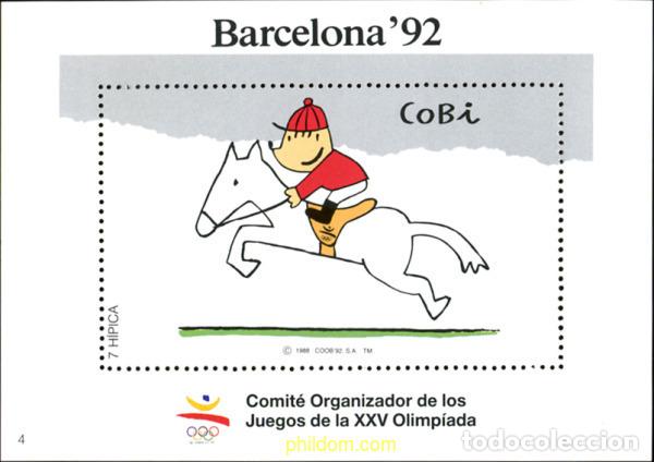 Sellos: 246381 MNH ESPA&Ntilde;A 1988 25 JUEGOS OLIMPICOS VERANO BARCELONA 1992