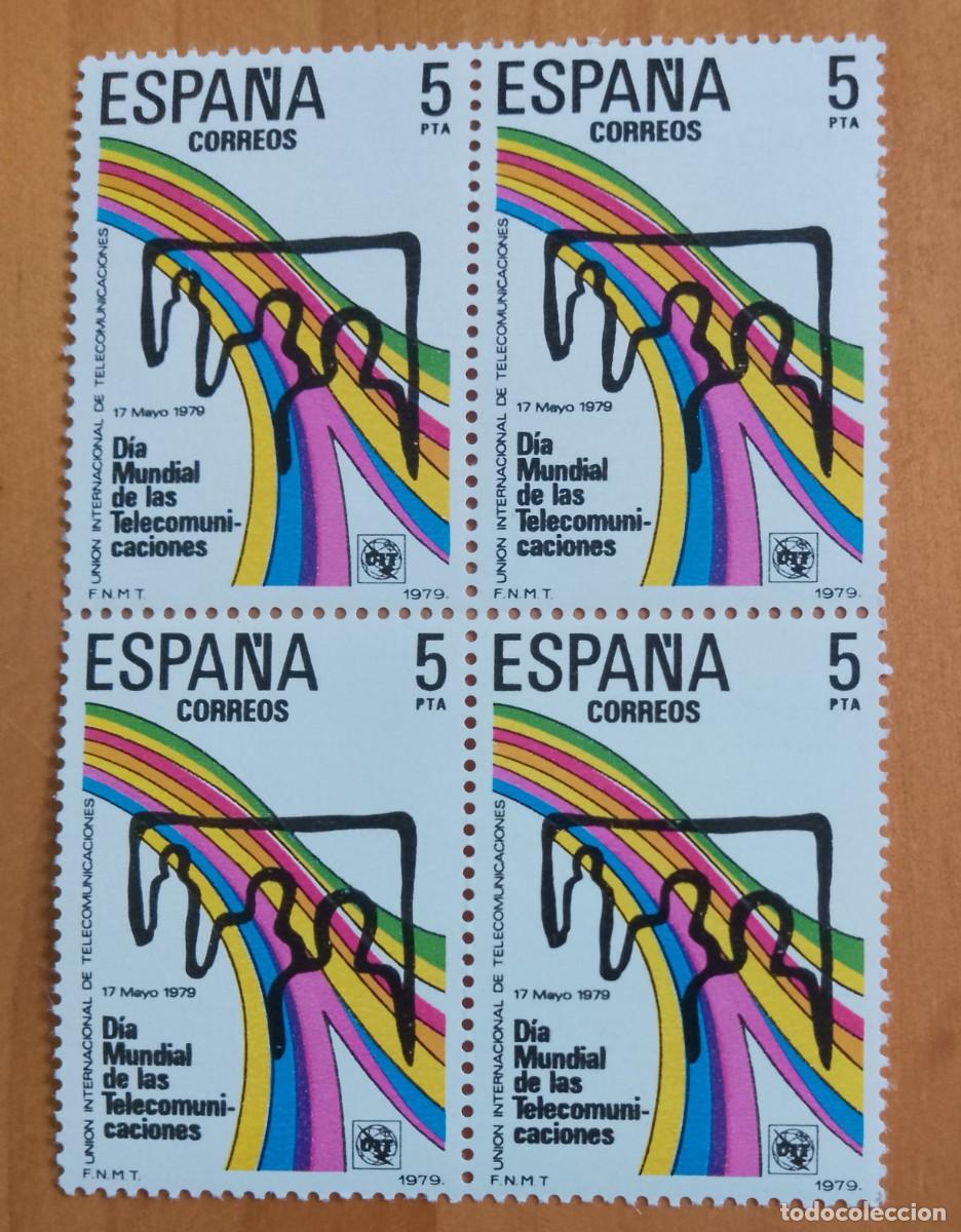 Briefmarken: ESPA&Ntilde;A - V/F 5 PTA - TIRA NUEVA - A&Ntilde;O 1979, EDIFIL 2522 - DIA MUNDIAL DE LAS TELECOMUNICACIONES