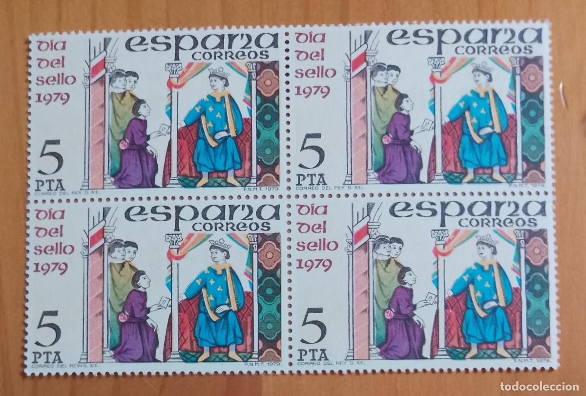 Briefmarken: ESPA&Ntilde;A - V/F 5 PTA - TIRA NUEVA - A&Ntilde;O 1979, EDIFIL 2526 - DIA DEL SELLO