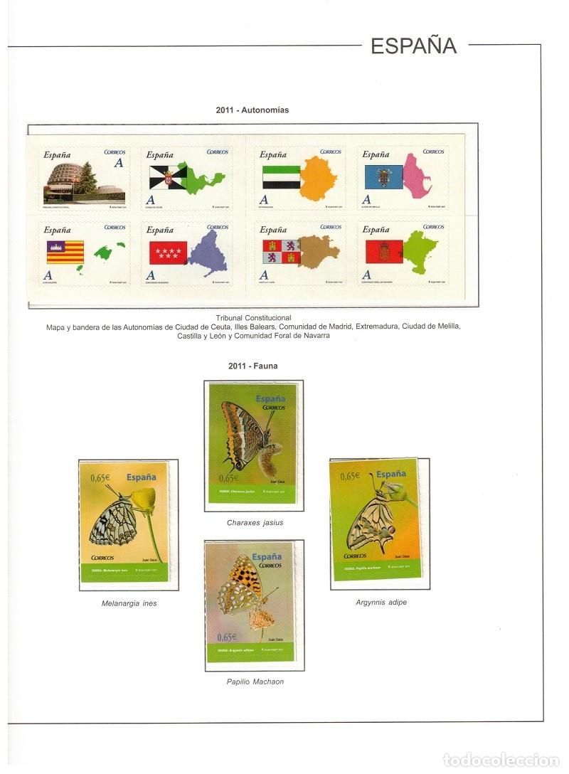 Sellos: ESPA&Ntilde;A. A&Ntilde;O 2011 COLECCI&Oacute;N COMPLETA DE SELLOS Y HOJAS BLOQUES