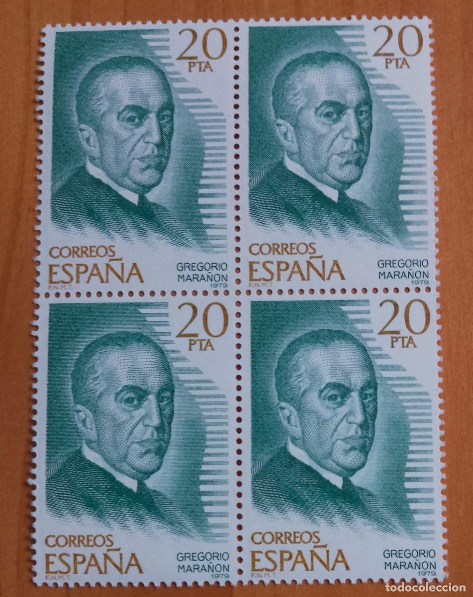 Briefmarken: ESPA&Ntilde;A - V/F 20 PTA - TIRA NUEVA - A&Ntilde;O 1979, EDIFIL 2514 - GREGORIO MARA&Ntilde;ON