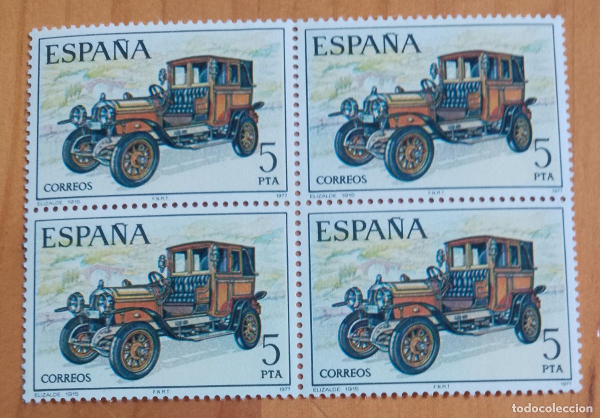 Briefmarken: ESPA&Ntilde;A - V/F 5 PTA - TIRA NUEVA - A&Ntilde;O 1977, EDIFIL 2411 - COCHE, AUTO, ELIZALDE 1915