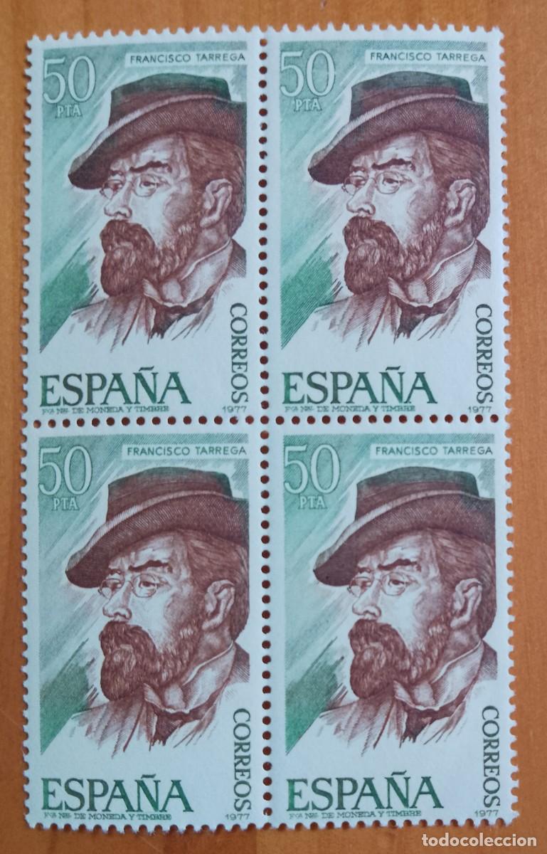 Briefmarken: ESPA&Ntilde;A - V/F 50 PTA - TIRA NUEVA - A&Ntilde;O 1977, EDIFIL 2401 - FRANCISCO TAREGA