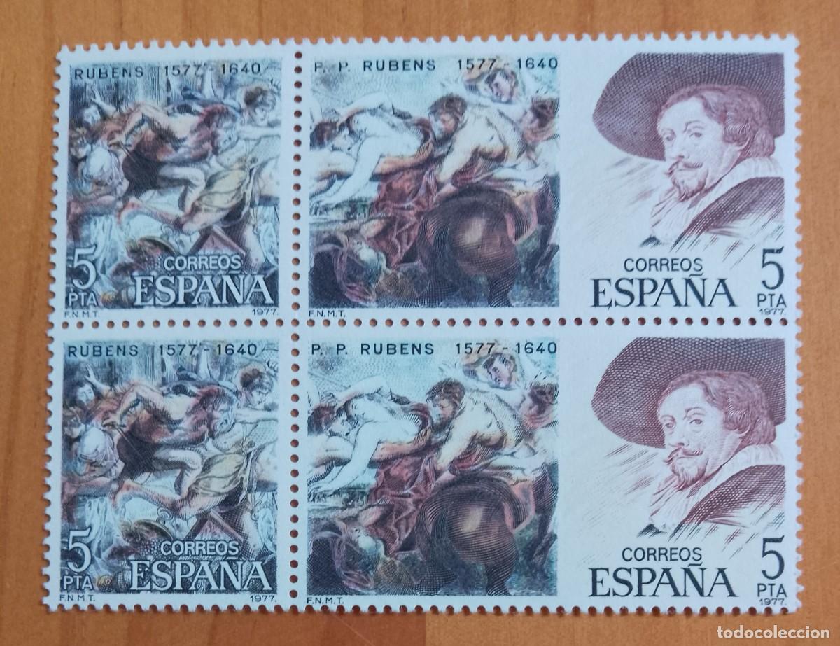 Briefmarken: ESPA&Ntilde;A - V/F 5 PTA - TIRA NUEVA - A&Ntilde;O 1977, EDIFIL 2463, 2464 Y 2465 - RUBENS