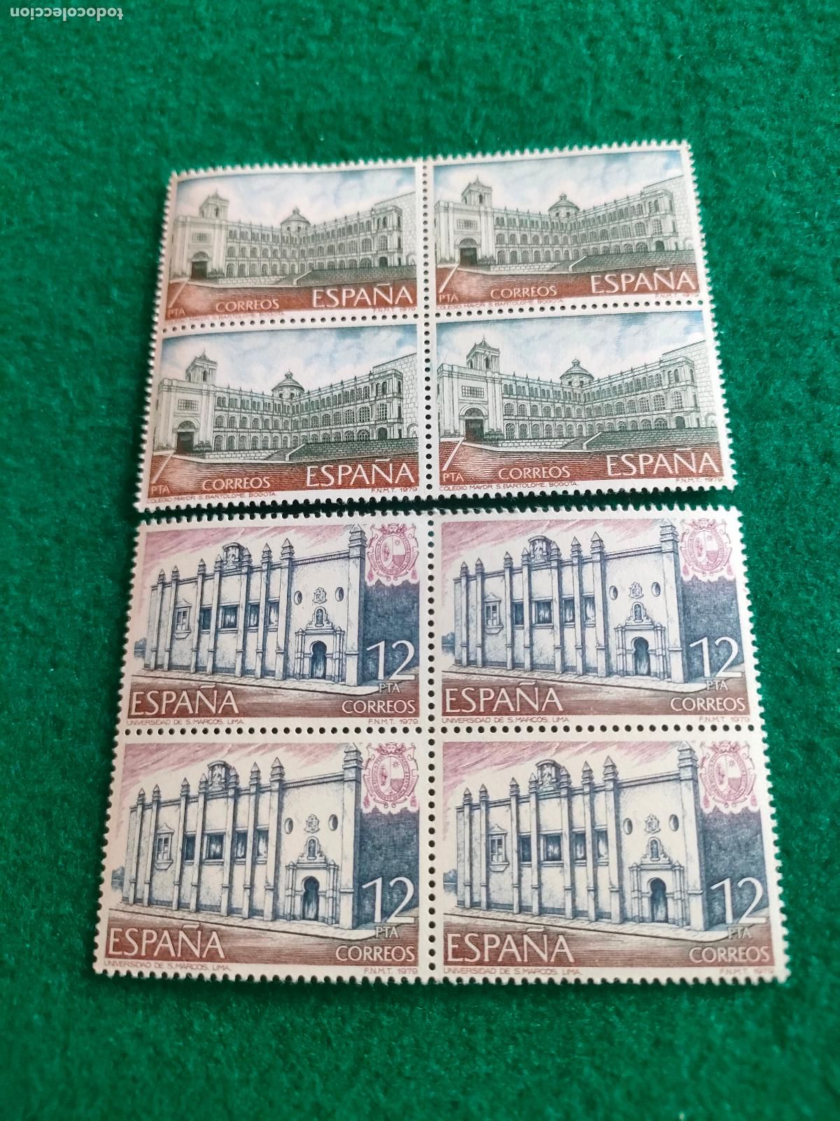 Briefmarken: EDIFIL 2544-45 NUEVO PERFECTO EN BLOQUE DE 4