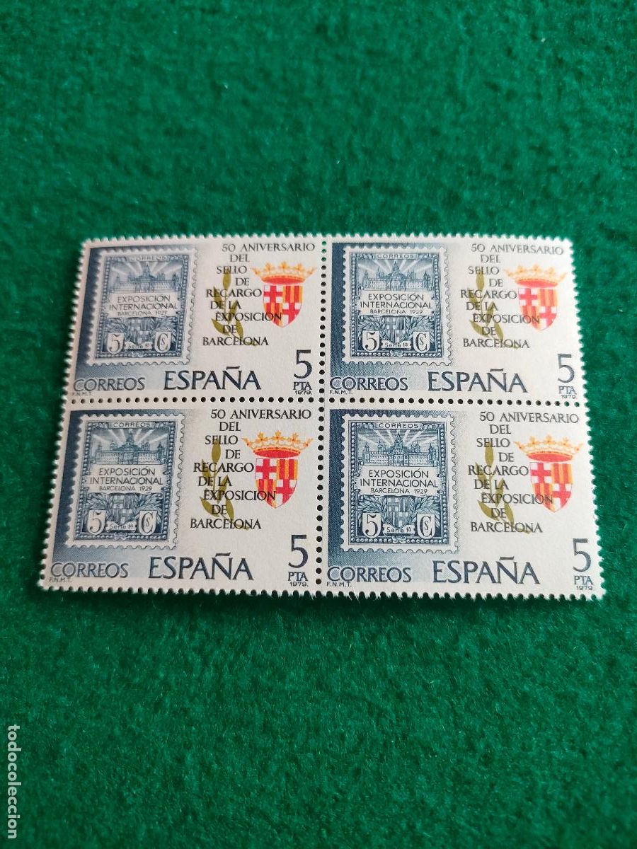 Briefmarken: EDIFIL 2549 NUEVO PERFECTO EN BLOQUE DE 4
