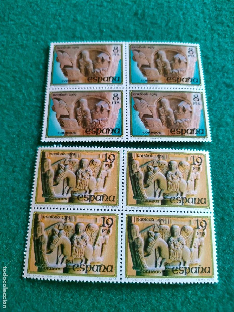 Briefmarken: EDIFIL 2550-51 NUEVO PERFECTO EN BLOQUE DE 4