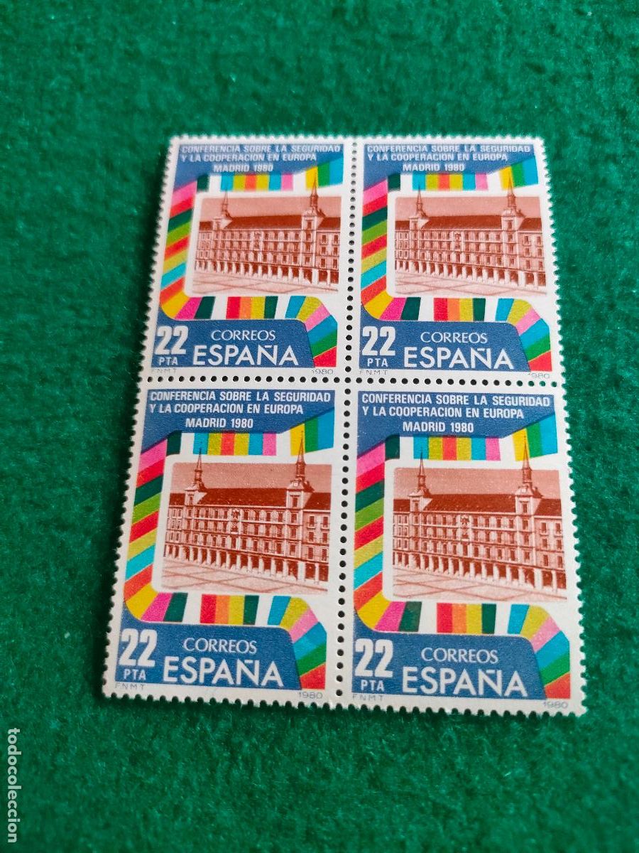 Briefmarken: EDIFIL 2592 NUEVO PERFECTO EN BLOQUE DE 4