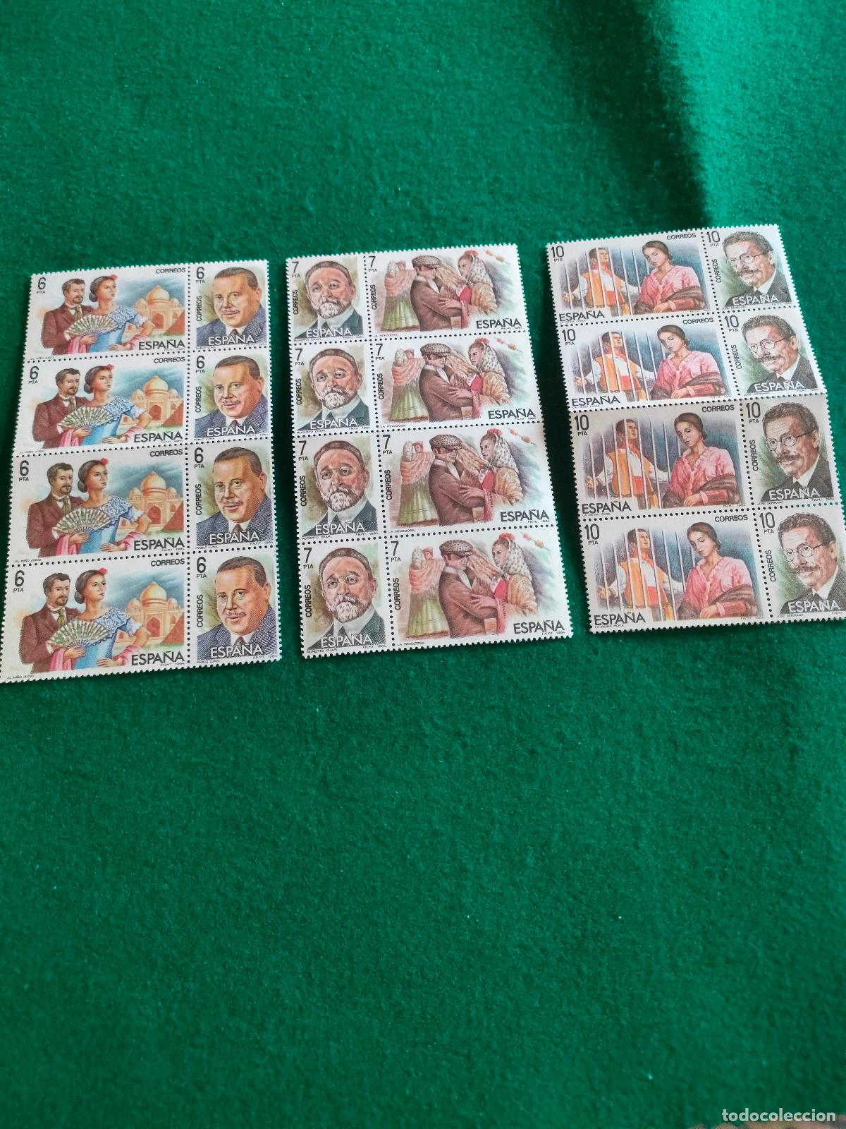 Briefmarken: EDIFIL 2762-67 NUEVO PERFECTO EN BLOQUE DE 4