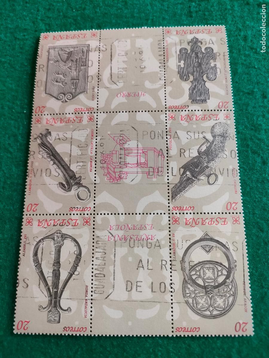 Sellos: EDIFIL 3061-66 HOJTA USADA