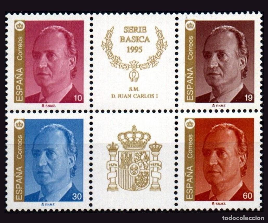 Sellos: HB Espa&ntilde;a, 1995 | Juan Carlos I | Ed: 3378A/81A, Yv: 2927/8-2968/9, Mi: 3193/4-3234/5 MNH **