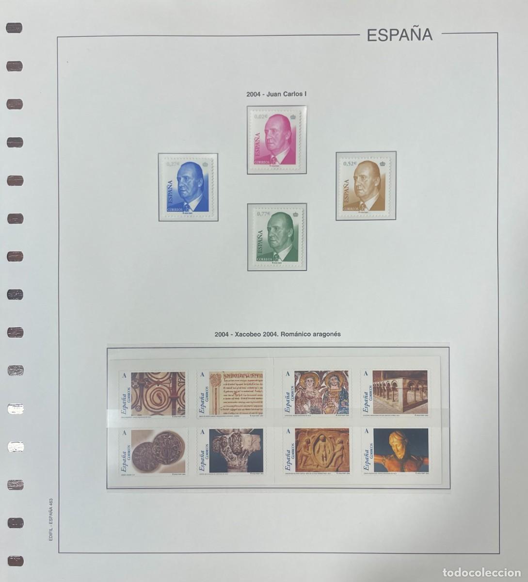 Sellos: ESPA&Ntilde;A. A&Ntilde;O 2004. COLECCION COMPLETA DE SELLO. HOJAS BLOQUES Y CARNETS.
