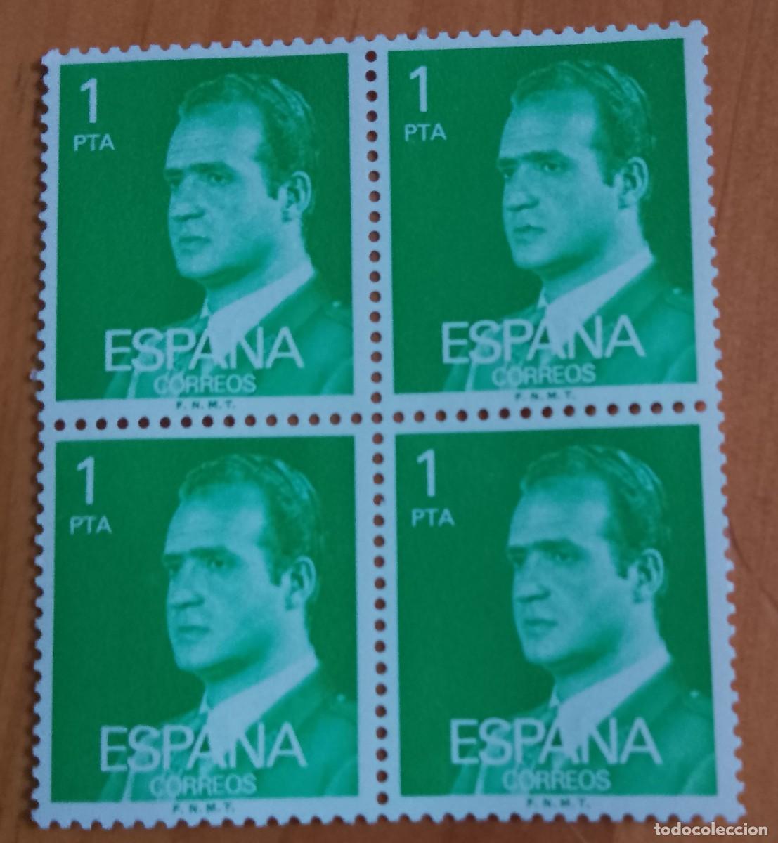 Sellos: ESPA&Ntilde;A - V/F 1 PTA - TIRA NUEVA - A&Ntilde;O 1976, EDIFIL 2390 - MONARQU&Iacute;A, REY JUAN CARLOS I