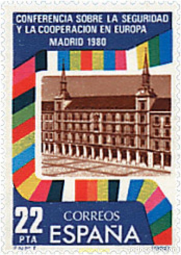 Francobolli: 116489 MNH ESPA&Ntilde;A 1980 CONFERENCIA SOBRE SEGURIDAD Y COOPERACION EN EUROPA