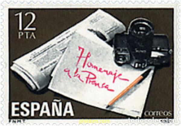 Francobolli: 85055 MNH ESPA&Ntilde;A 1981 HOMENAJE A LA PRENSA