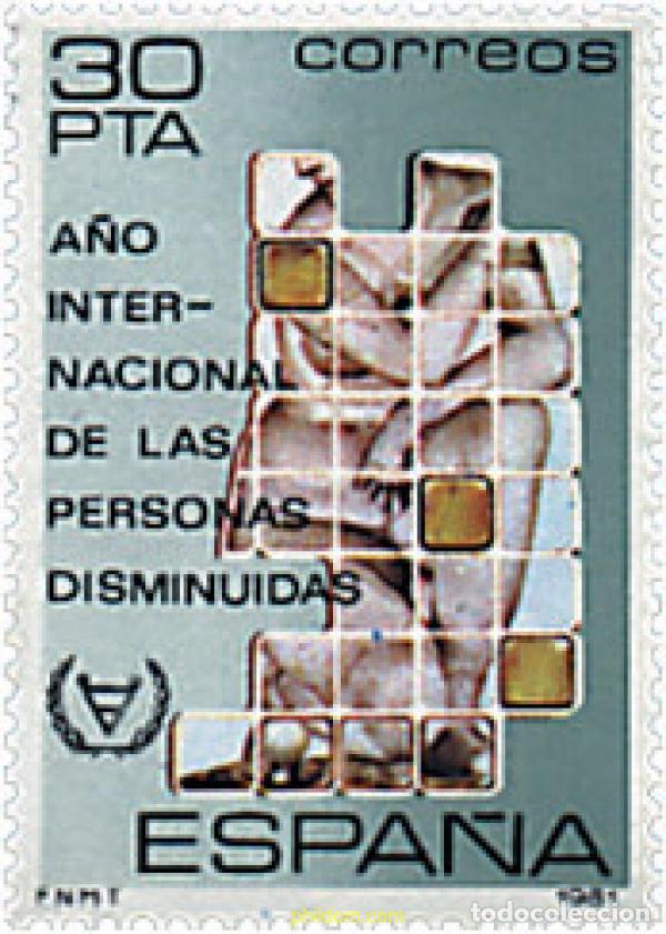 Francobolli: 85057 MNH ESPA&Ntilde;A 1981 A&Ntilde;O INTERNACIONAL DE LOS DISMINUIDOS FISICOS