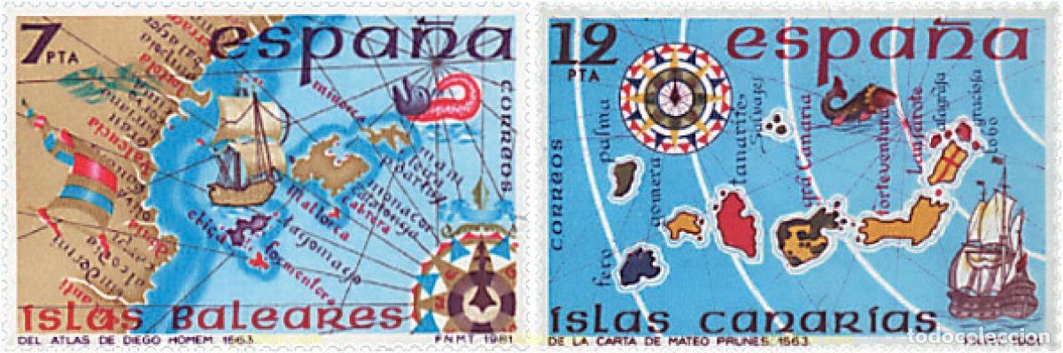 Briefmarken: 85061 MNH ESPA&Ntilde;A 1981 ESPA&Ntilde;A INSULAR