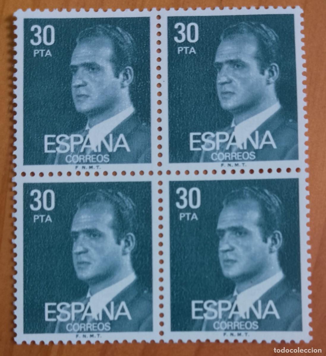 Sellos: ESPA&Ntilde;A - V/F 19 PTA - TIRA NUEVA - A&Ntilde;O 1986, EDIFIL 2834 - MONARQU&Iacute;A, REY JUAN CARLOS I
