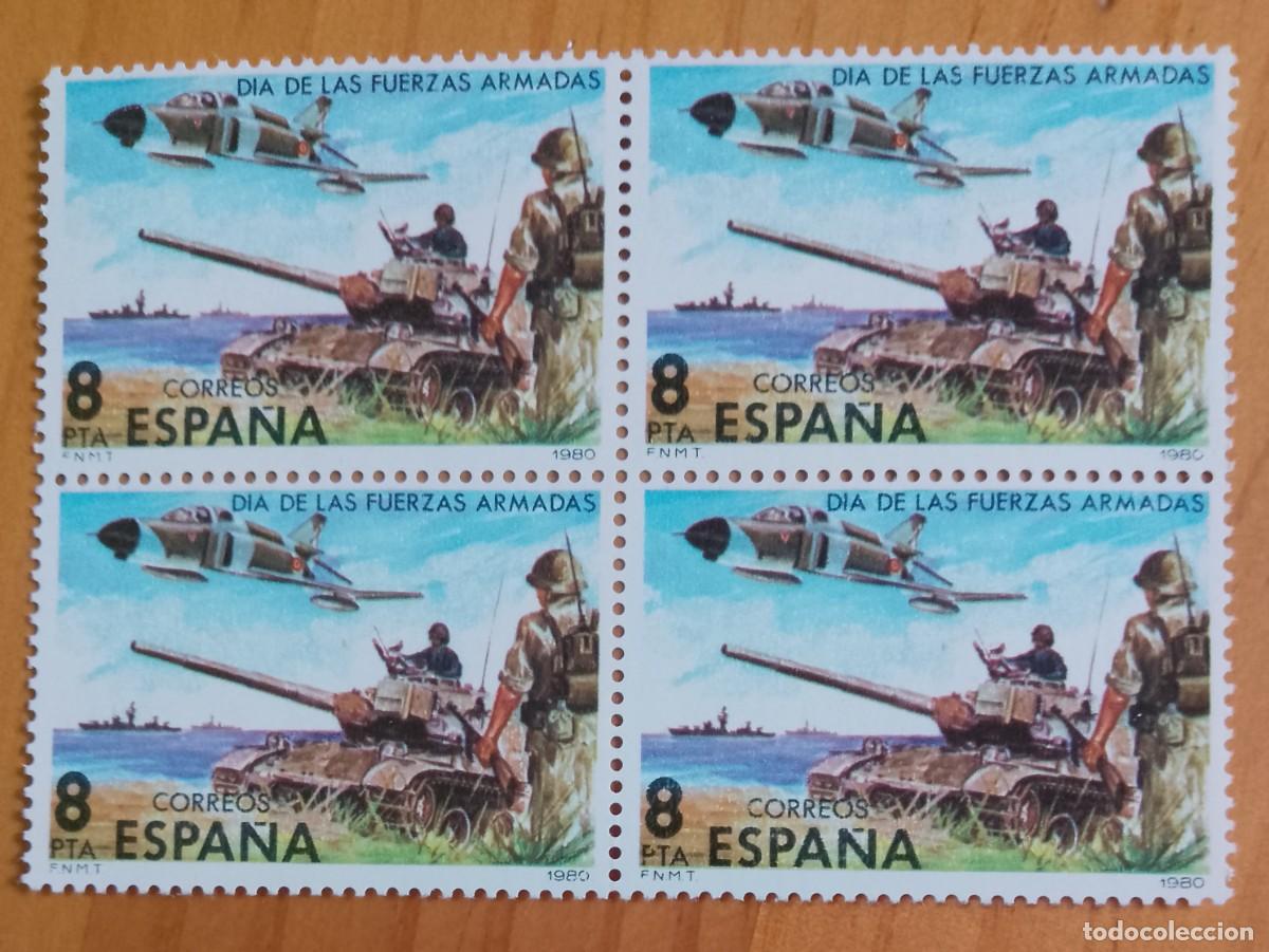 Francobolli: ESPA&Ntilde;A - V/F 8 PTA - TIRA NUEVA - A&Ntilde;O 1980, EDIFIL 2572 - DIA DE LAS FUERZAS ARMADAS