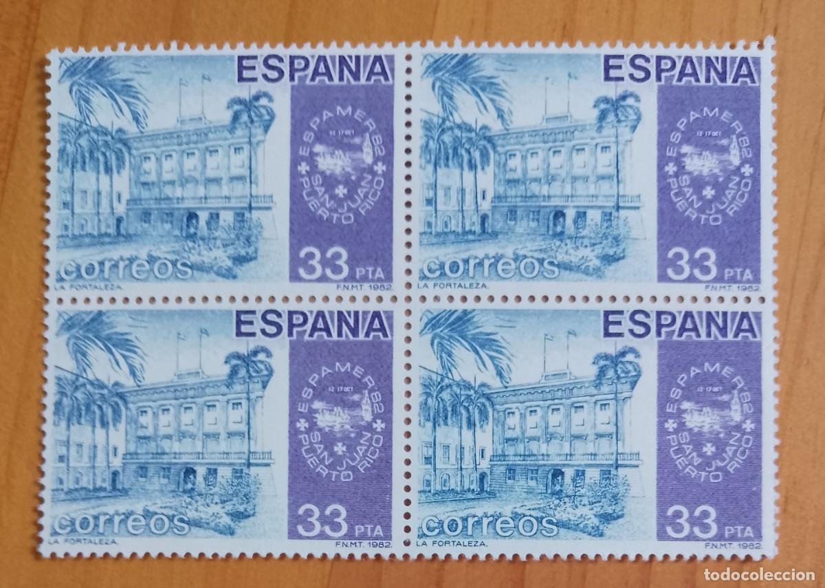 Francobolli: ESPA&Ntilde;A - V/F 33 PTA - TIRA NUEVA - A&Ntilde;O 1982, EDIFIL 2673 - ESPAMER 82, SAN JUAN PUERTO RICO