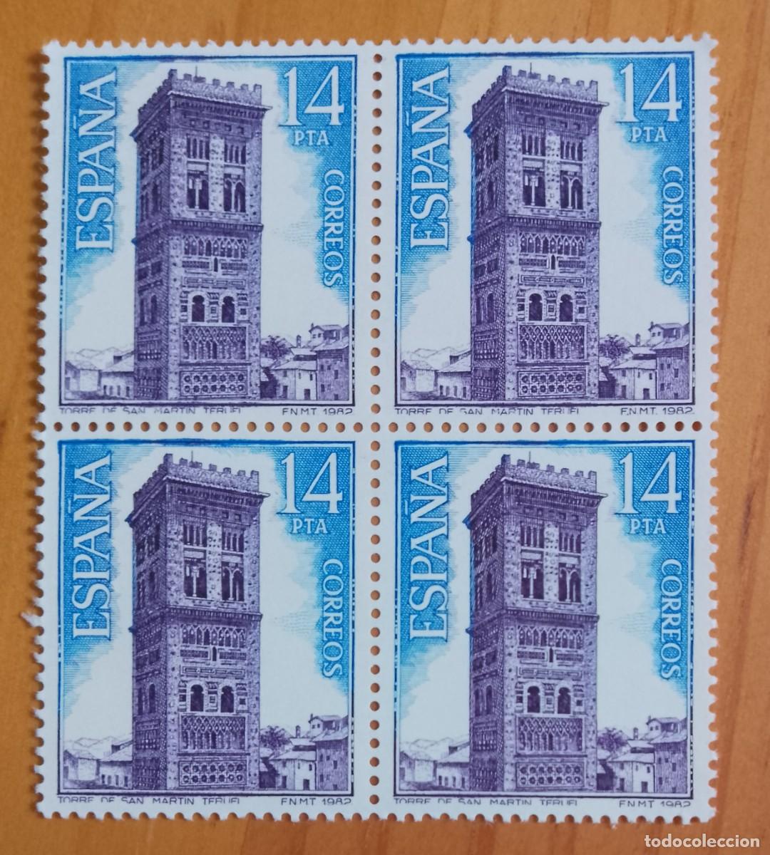Sellos: ESPA&Ntilde;A - V/F 14 PTA - TIRA NUEVA - A&Ntilde;O 1982, EDIFIL 2679 - TORRE DE SAN MARTN, TERUEL