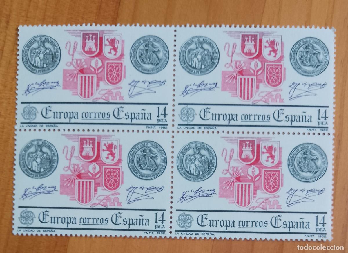 Francobolli: ESPA&Ntilde;A - V/F 14 PTA - TIRA NUEVA - A&Ntilde;O 1982, EDIFIL 2657 - LA UNIDAD DE ESPA&Ntilde;A, EUROPA ESPA&Ntilde;A