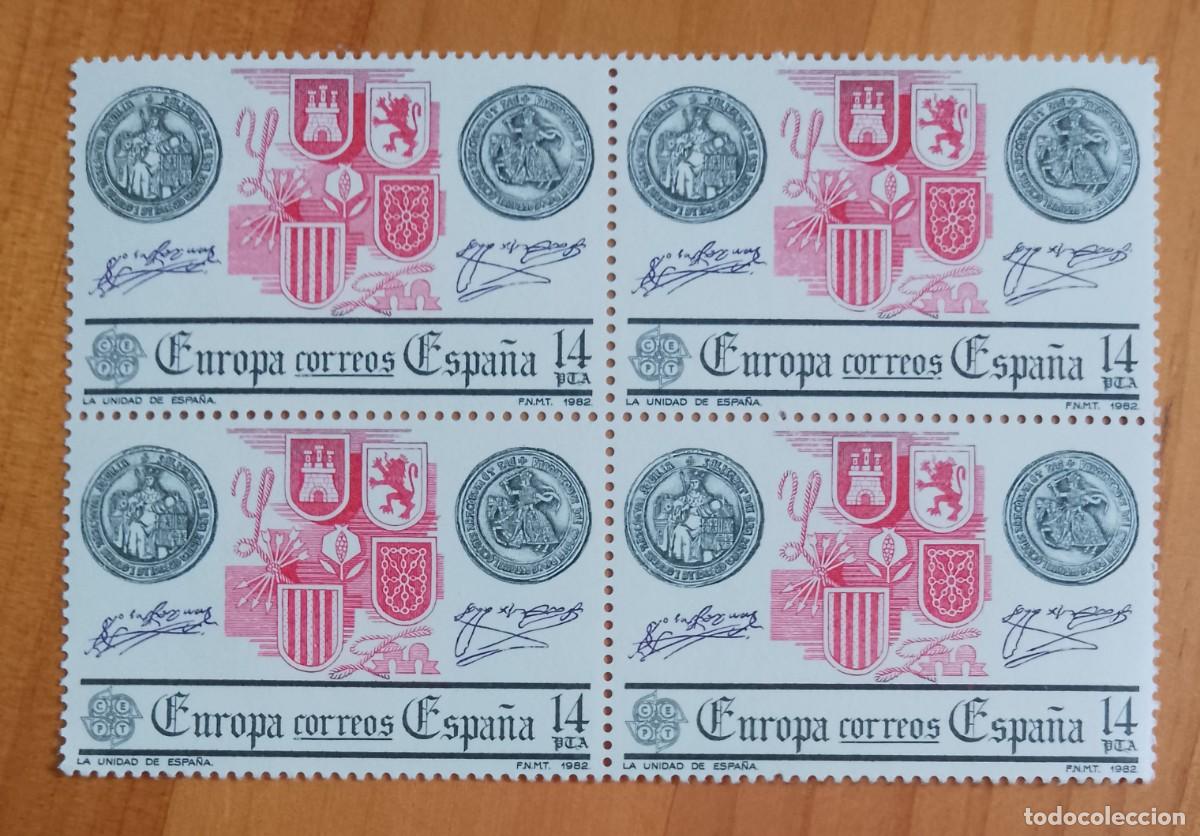 Francobolli: ESPA&Ntilde;A - V/F 14 PTA - TIRA NUEVA - A&Ntilde;O 1982, EDIFIL 2657 - LA UNIDAD DE ESPA&Ntilde;A, EUROPA ESPA&Ntilde;A