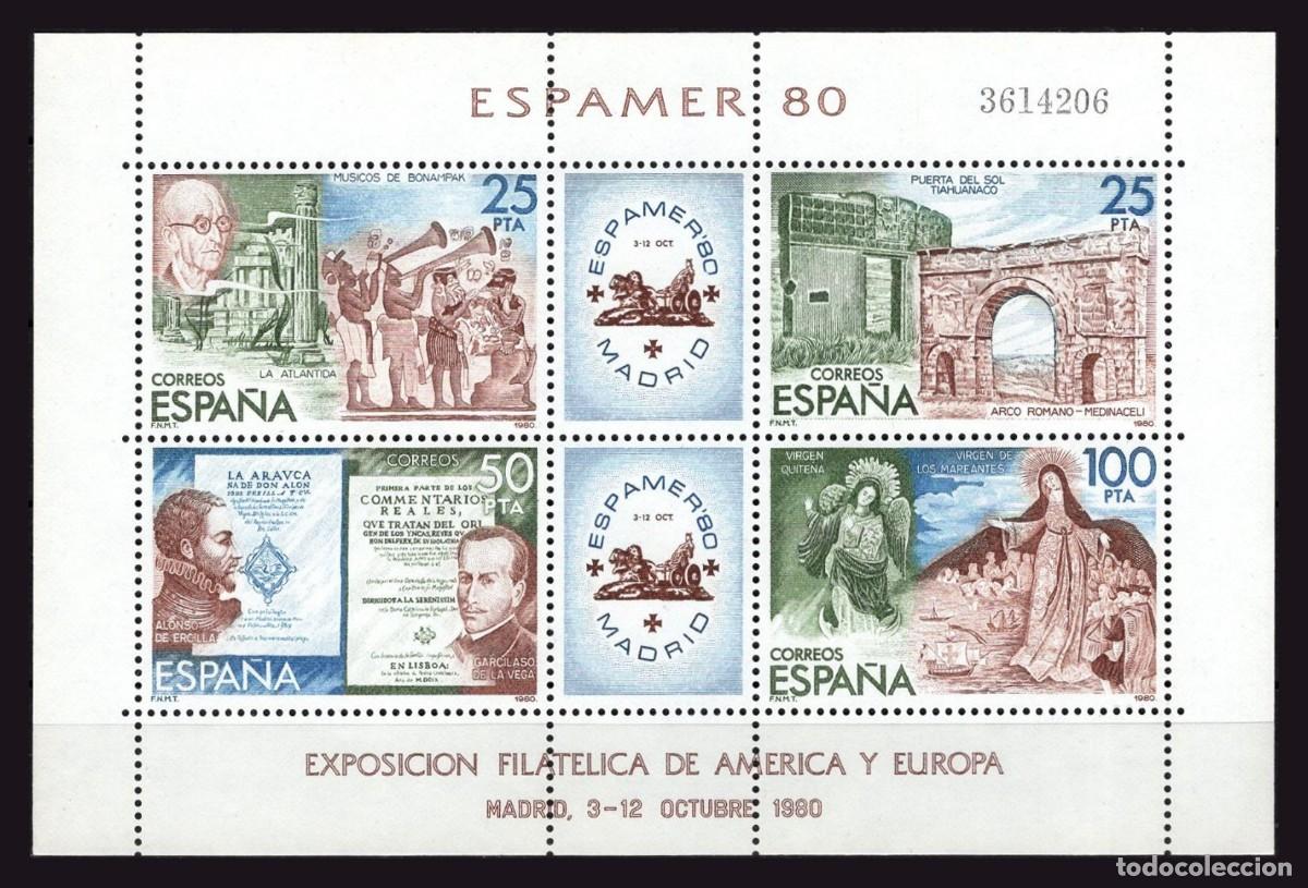 Francobolli: HB Espa&ntilde;a, 1980 | ESPAMER &acute;80 | Ed: 2583, Yv: B27, Mi: B21 MNH **