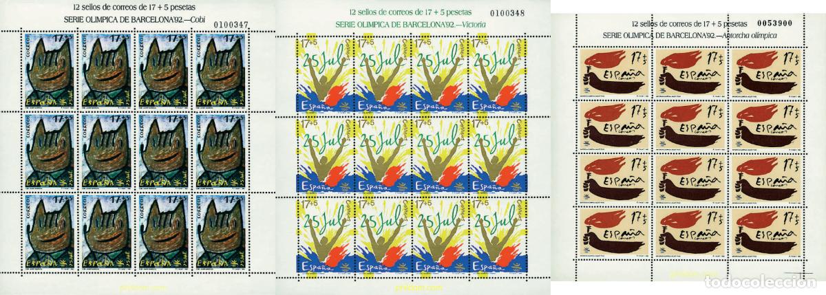 Sellos: 12249 MNH ESPA&Ntilde;A 1992 25 JUEGOS OLIMPICOS VERANO BARCELONA 1992