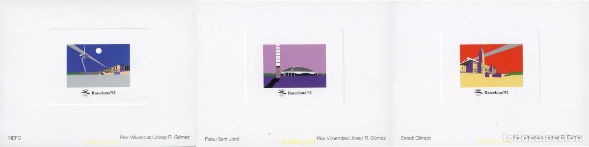 Sellos: 258004 MNH ESPA&Ntilde;A 1992 25 JUEGOS OLIMPICOS VERANO BARCELONA 1992