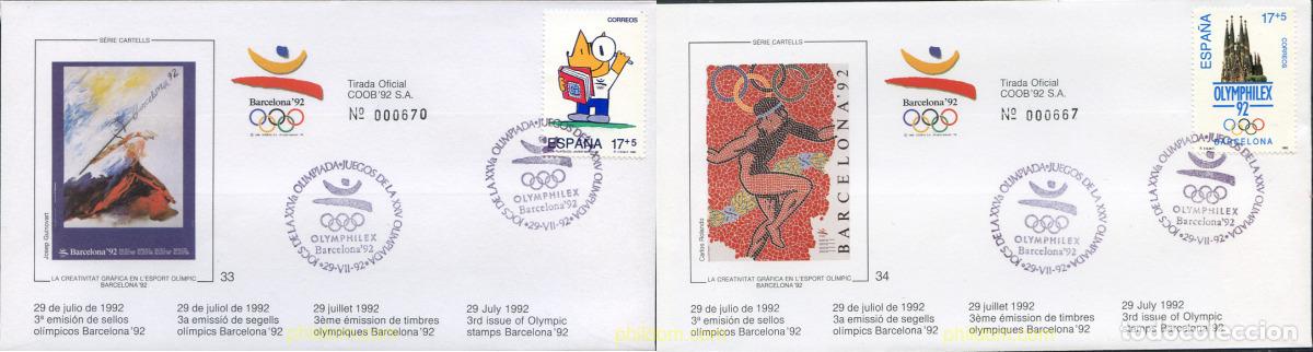 Sellos: 258018 MNH ESPA&Ntilde;A 1992 25 JUEGOS OLIMPICOS VERANO BARCELONA 1992