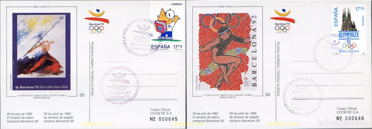 Sellos: 258019 MNH ESPA&Ntilde;A 1992 25 JUEGOS OLIMPICOS VERANO BARCELONA 1992