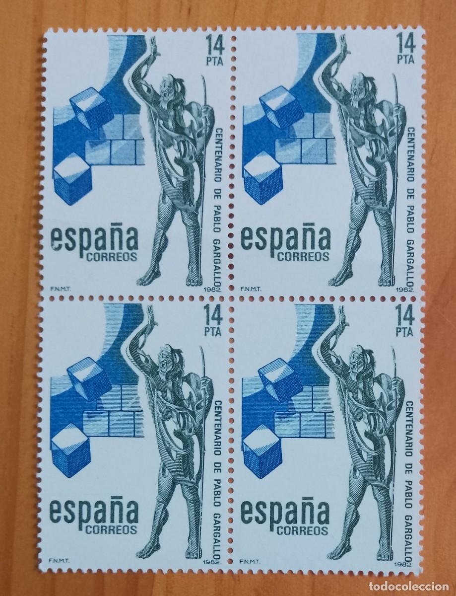 Francobolli: ESPA&Ntilde;A - V/F 14 PTA - TIRA NUEVA - A&Ntilde;O 1982, EDIFIL 2683 - CENTENARIO DE PABLO GARGALLO, ESCULTOR