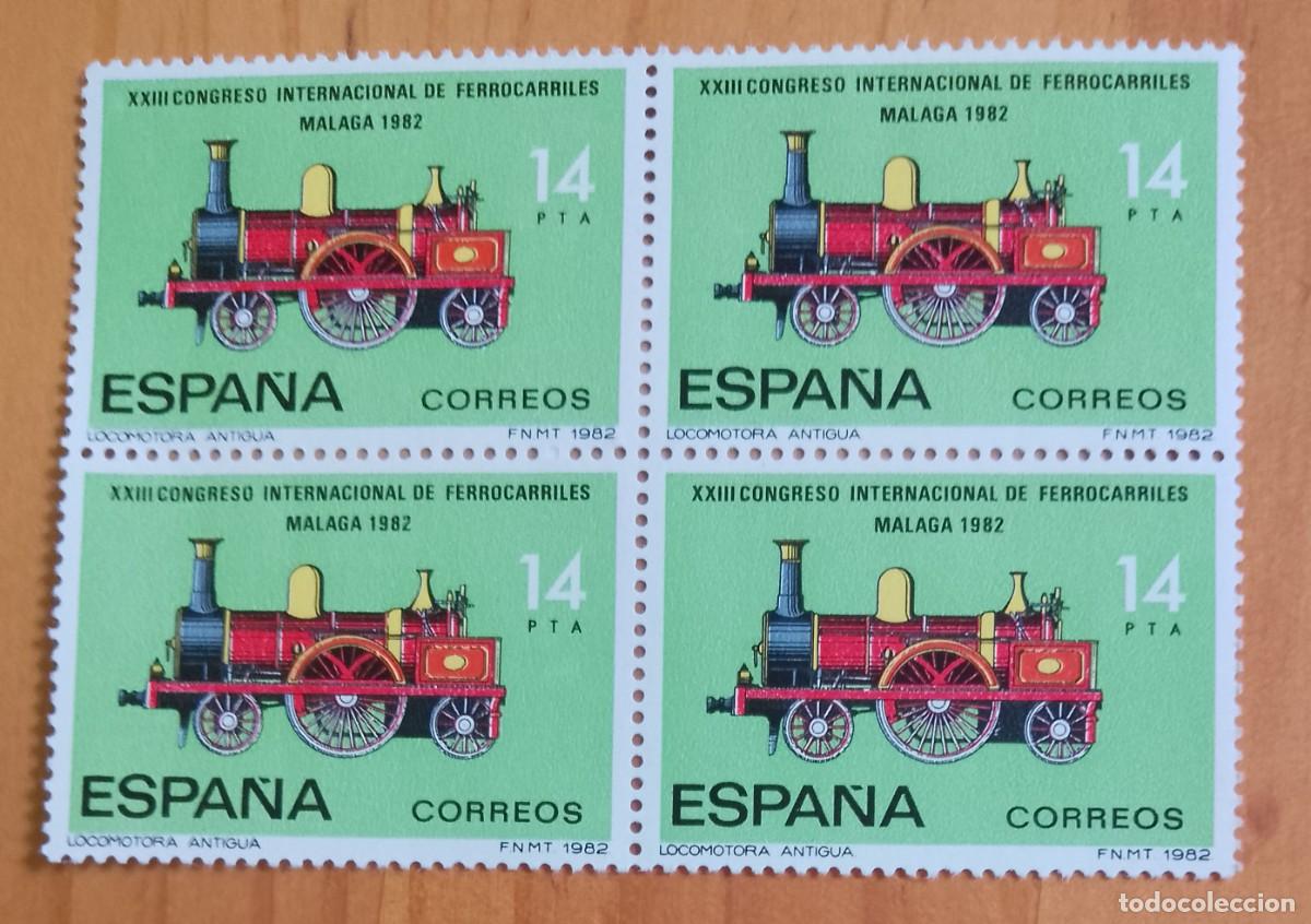 Francobolli: ESPA&Ntilde;A - V/F 14 PTA - TIRA NUEVA - A&Ntilde;O 1982, EDIFIL 2671 - XXIII CONGRESO INTERN. DE FERROCARRILES