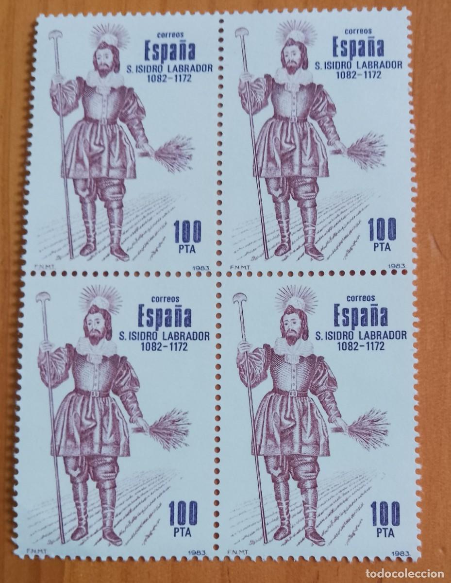 Francobolli: ESPA&Ntilde;A - V/F 100 PTA - TIRA NUEVA - A&Ntilde;O 1983, EDIFIL 2708 - S. ISIDRO LABRADOR