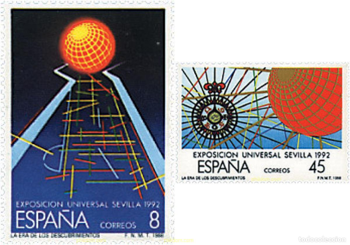 Sellos: 85163 MNH ESPA&Ntilde;A 1988 EXPO 92. EXPOSICION UNIVERSAL DE SEVILLA