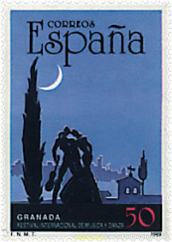 Sellos: 85166 MNH ESPA&Ntilde;A 1988 25 FESTIVAL INTERNACIONAL DE MUSICA Y DANZA DE GRANADA