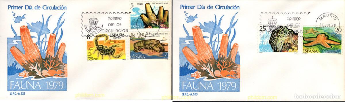 Sellos: 683159 MNH ESPA&Ntilde;A 1979 FAUNA. INVERTEBRADOS