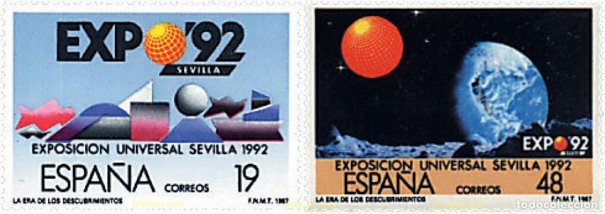 Sellos: 85149 MNH ESPA&Ntilde;A 1987 EXPO 92. EXPOSICION UNIVERSAL DE SEVILLA