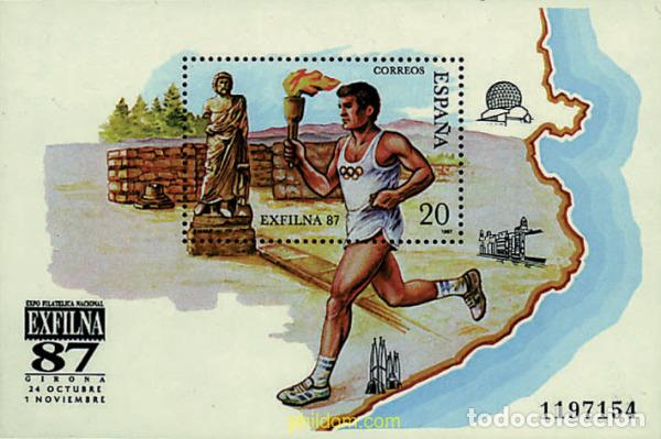 Briefmarken: 85775 MNH ESPA&Ntilde;A 1987 EXFILNA 87. EXPOSICION FILATELICA NACIONAL