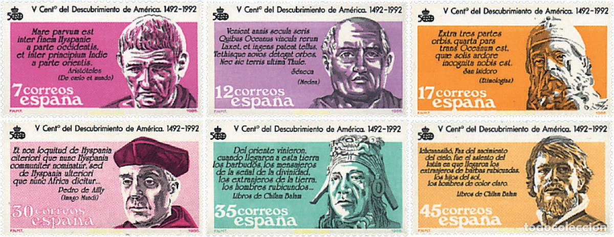 Briefmarken: 85762 MNH ESPA&Ntilde;A 1986 5 CENTENARIO DEL DESCUBRIMIENTO DE AMERICA