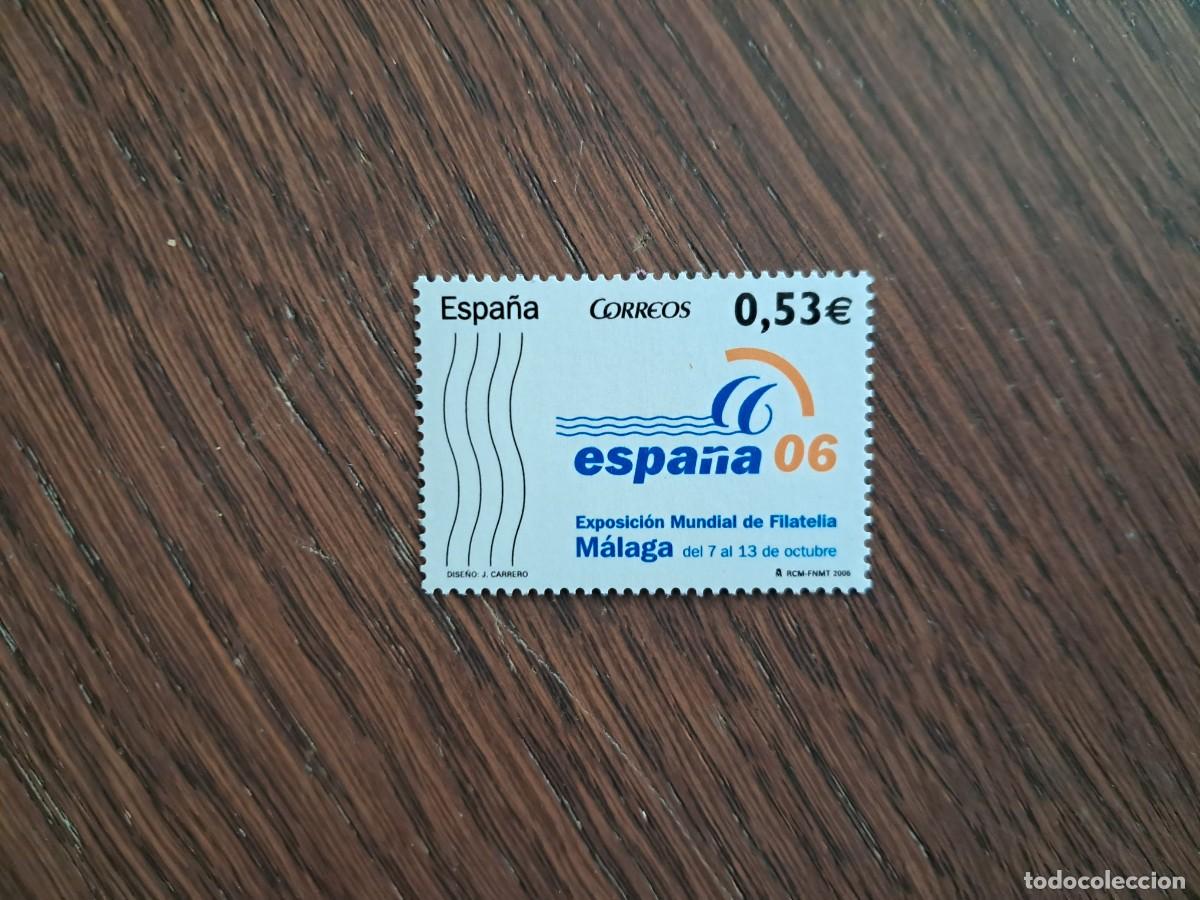 Selos: sello de Espa&ntilde;a nuevo, exposici&oacute;n mundial de filatelia, M&aacute;laga, edifil 4185, a&ntilde;o 2005