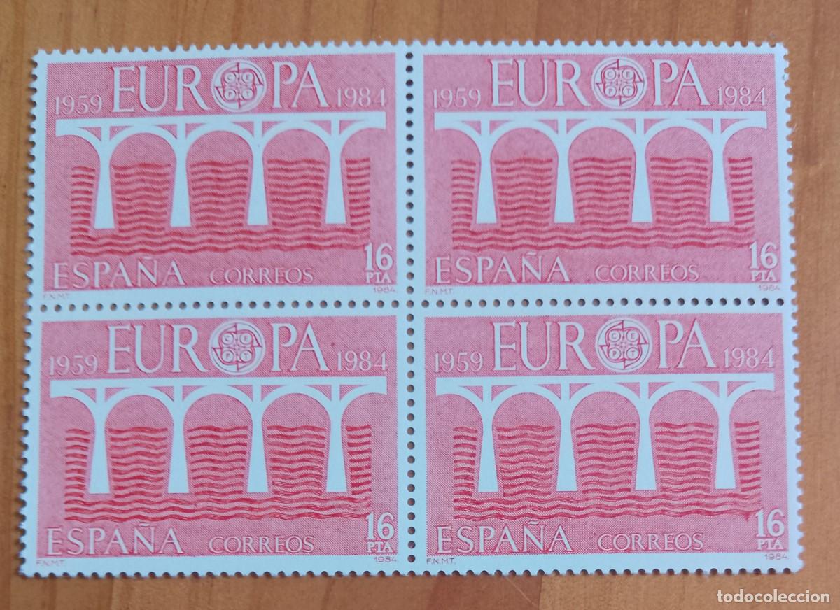 Sellos: ESPA&Ntilde;A - V/F 16 PTA - TIRA NUEVA - A&Ntilde;O 1984, EDIFIL 2576 - EUROPA CEPT