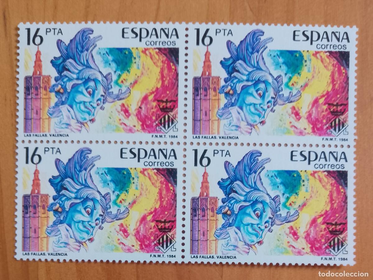 Francobolli: ESPA&Ntilde;A - V/F 16 PTA - TIRA NUEVA - A&Ntilde;O 1984, EDIFIL 2745 - LAS FALLAS, VALENCIA