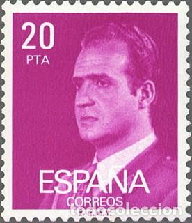 Sellos: Espa&ntilde;a 1977 Edifil 2396 Sello ** Personajes Retrato Rey Juan Carlos I Michel 2309x Yvert 2061 Spain