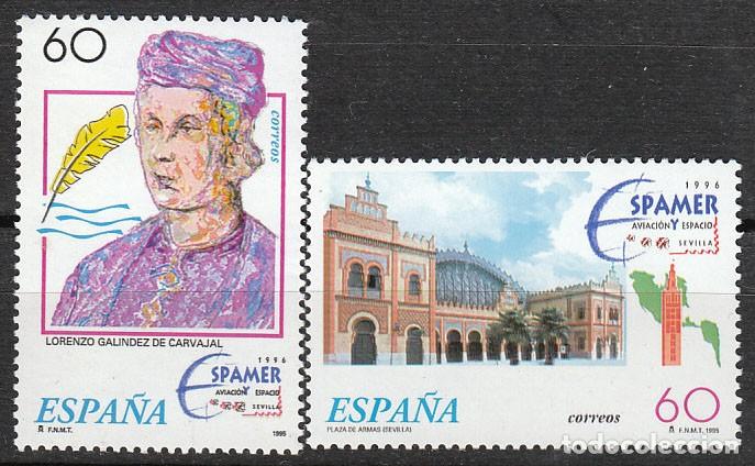 Sellos: Edifil n&ordm; 3404/5, ESPAER Y AVIACION Y ESPACIO, NUEVO ** SERIE COMPLERTA