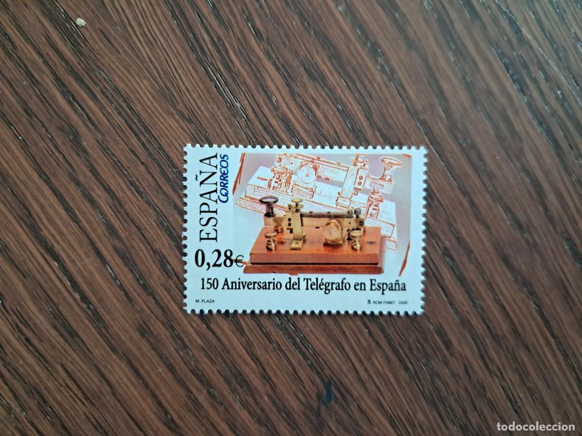Sellos: sello de Espa&ntilde;a nuevo, a&ntilde;o 2005. 130&ordm; Aniv&ordm; del Tel&eacute;grafo, EDIFIL n&ordm; 4162